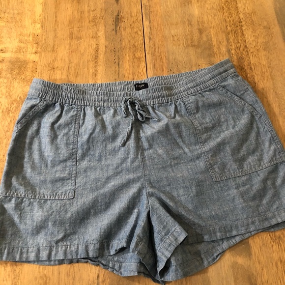 J. Crew Pants - J. Crew chambray shorts